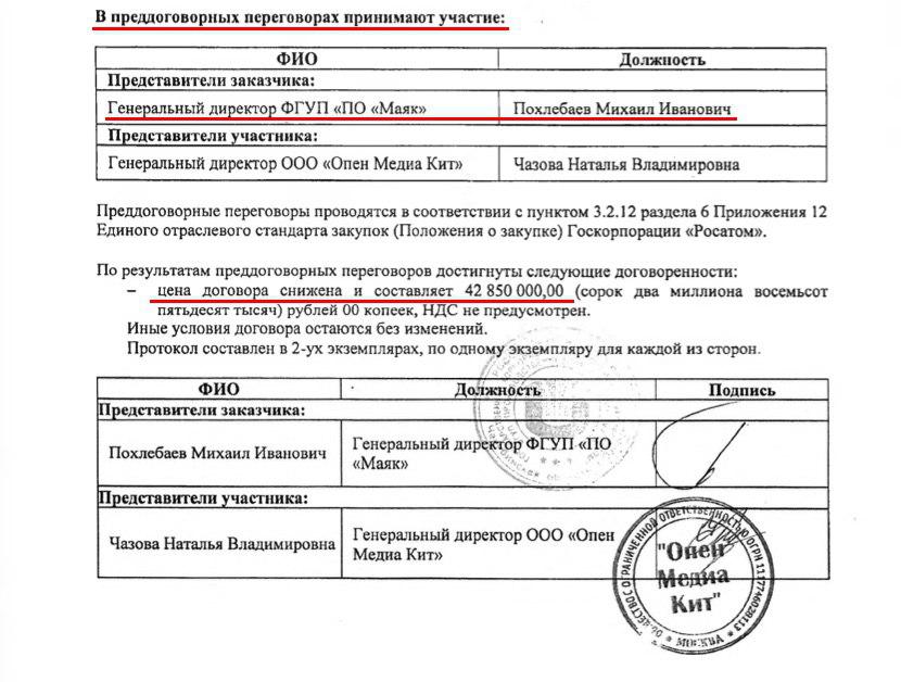 Протокол преддоговорных переговоров 223 фз образец